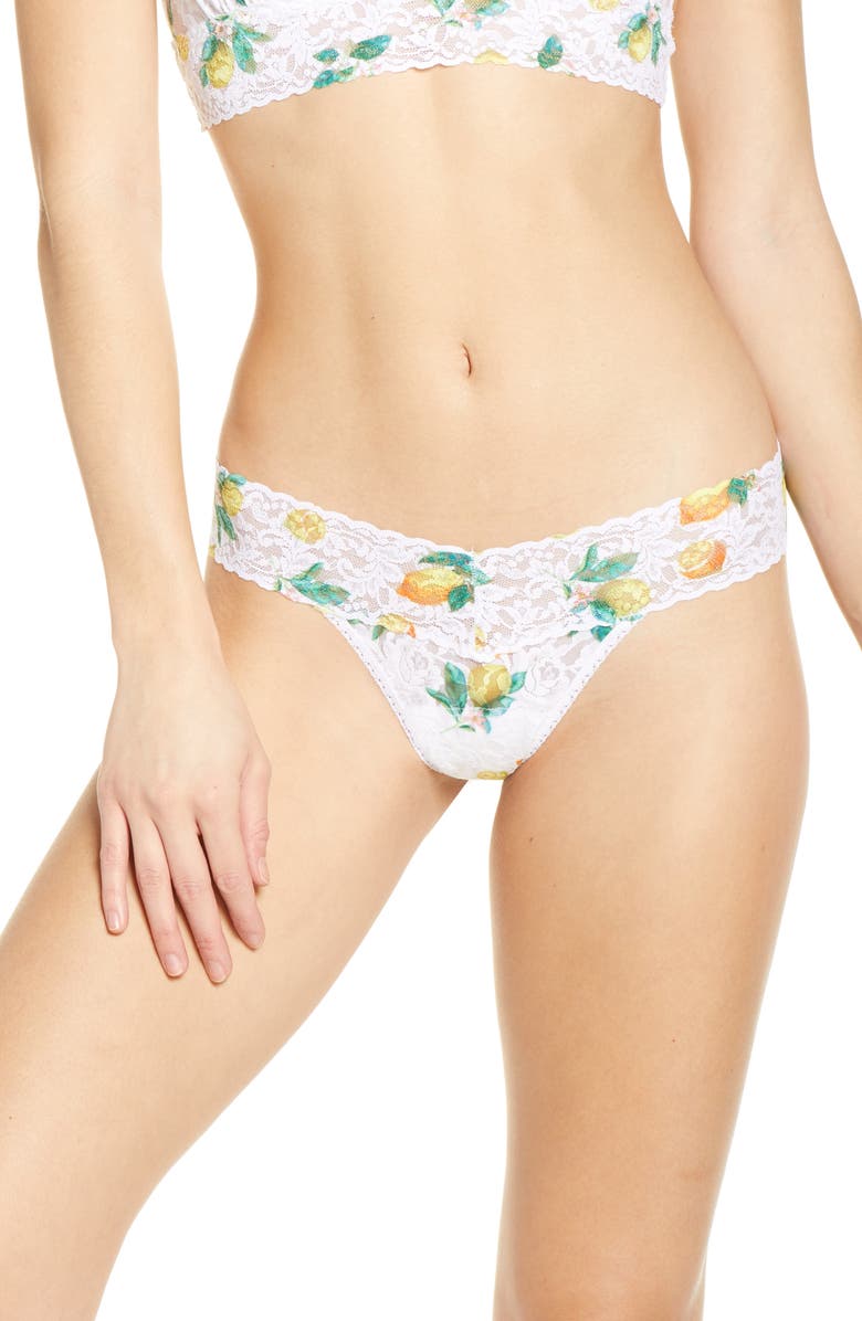 Hanky Panky Lemonade Low Rise Thong, Main, color, 