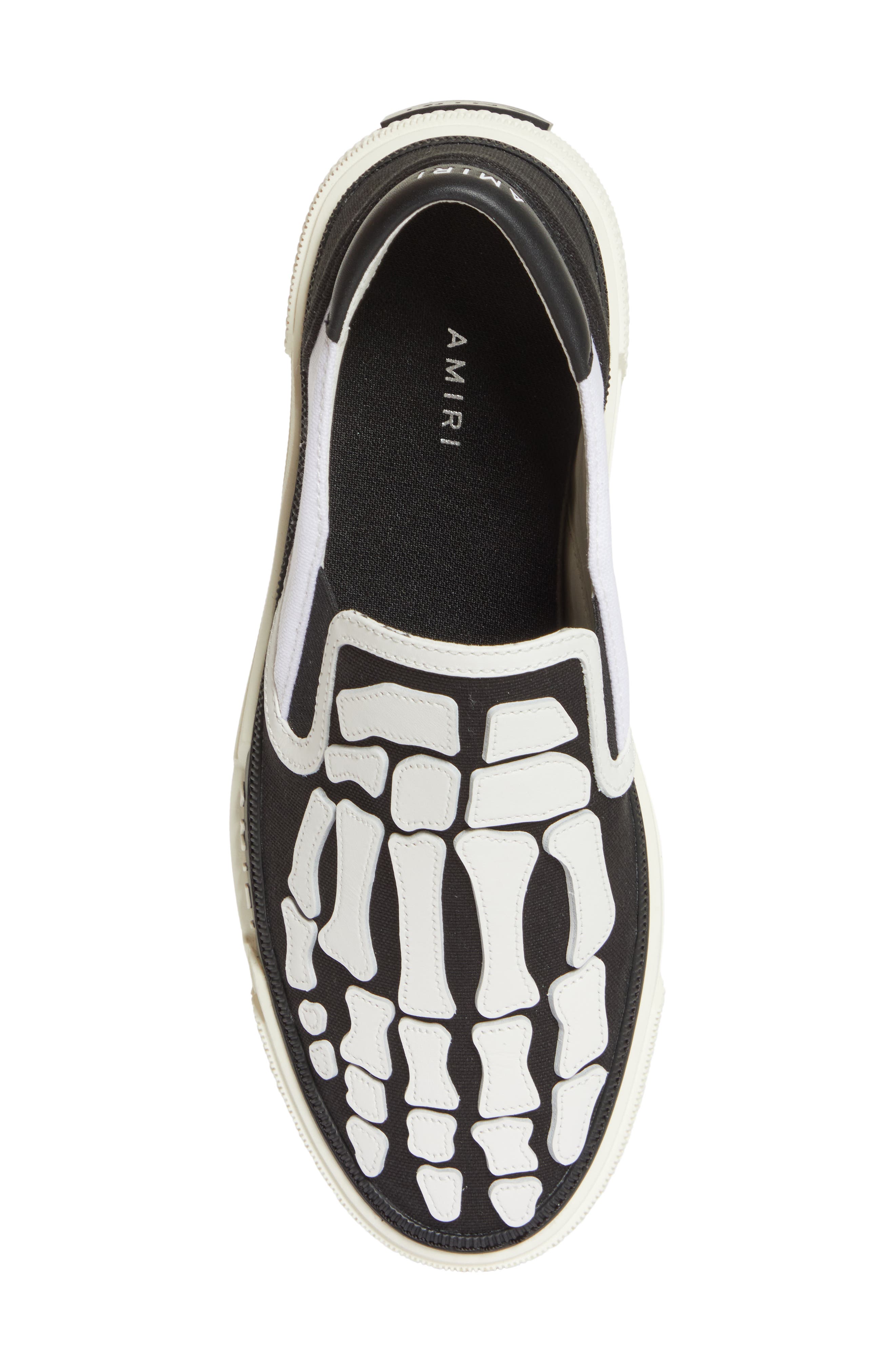 AMIRI Skeleton Slip-On Sneaker, Alternate, color, 