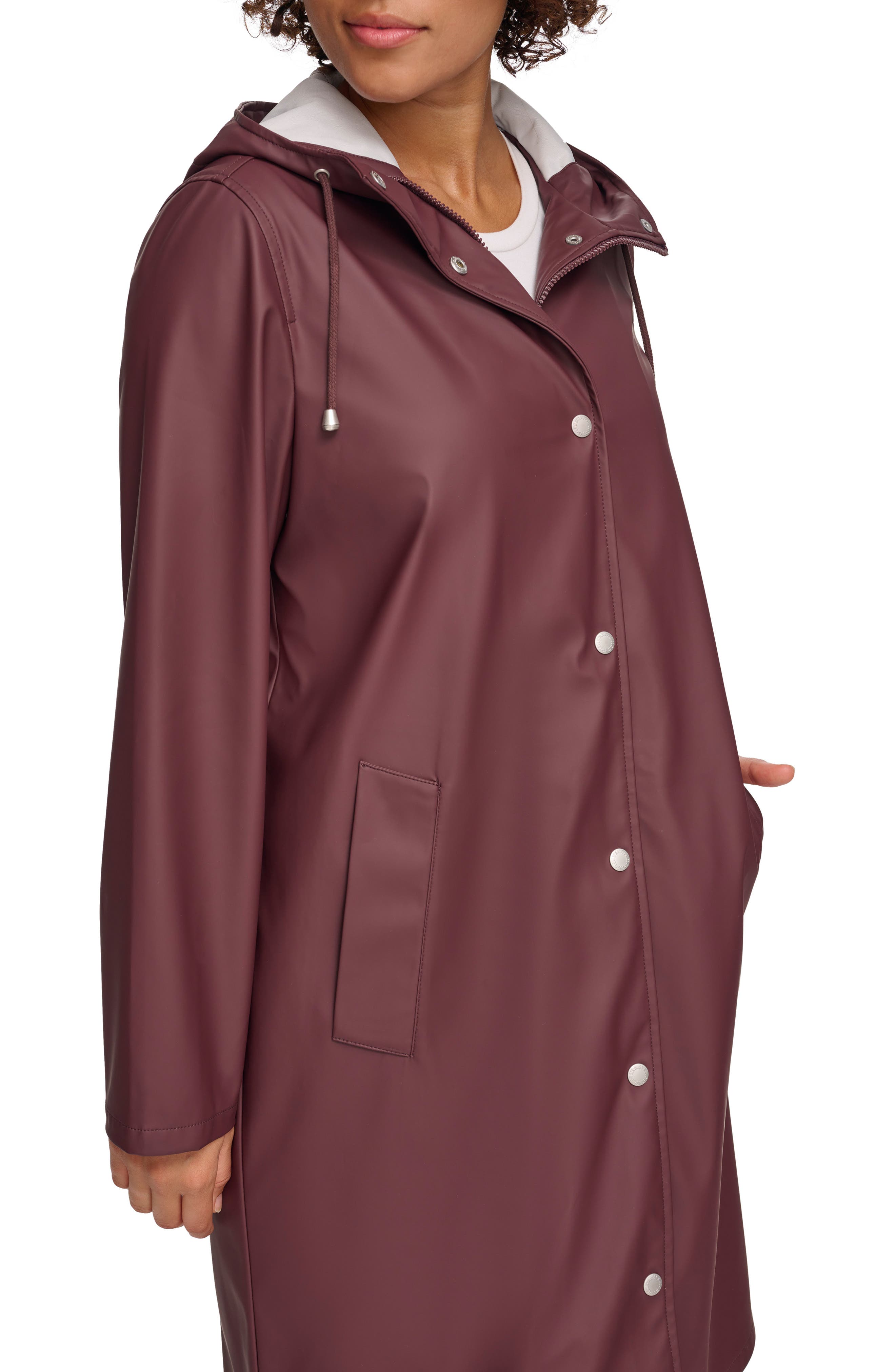 thumbnail image 2 of Levi's Women's Retro Hooded Rain Windbreaker Jacket - Water-Resistant, Standard & Plus Sizes 2 of 9