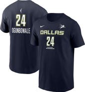 Nike Men's Nike Arike Ogunbowale Navy Dallas Wings Explorer Edition Name & Number T-Shirt