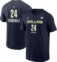 Nike Men's Nike Arike Ogunbowale Navy Dallas Wings Explorer Edition Name & Number T-Shirt