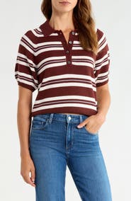 PAIGE Birch Polo Sweater
