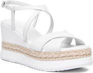 NeroGiardini Ankle Strap Platform Wedge Sandal