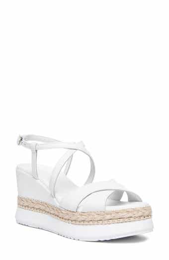 NeroGiardini Ankle Strap Platform Wedge Sandal