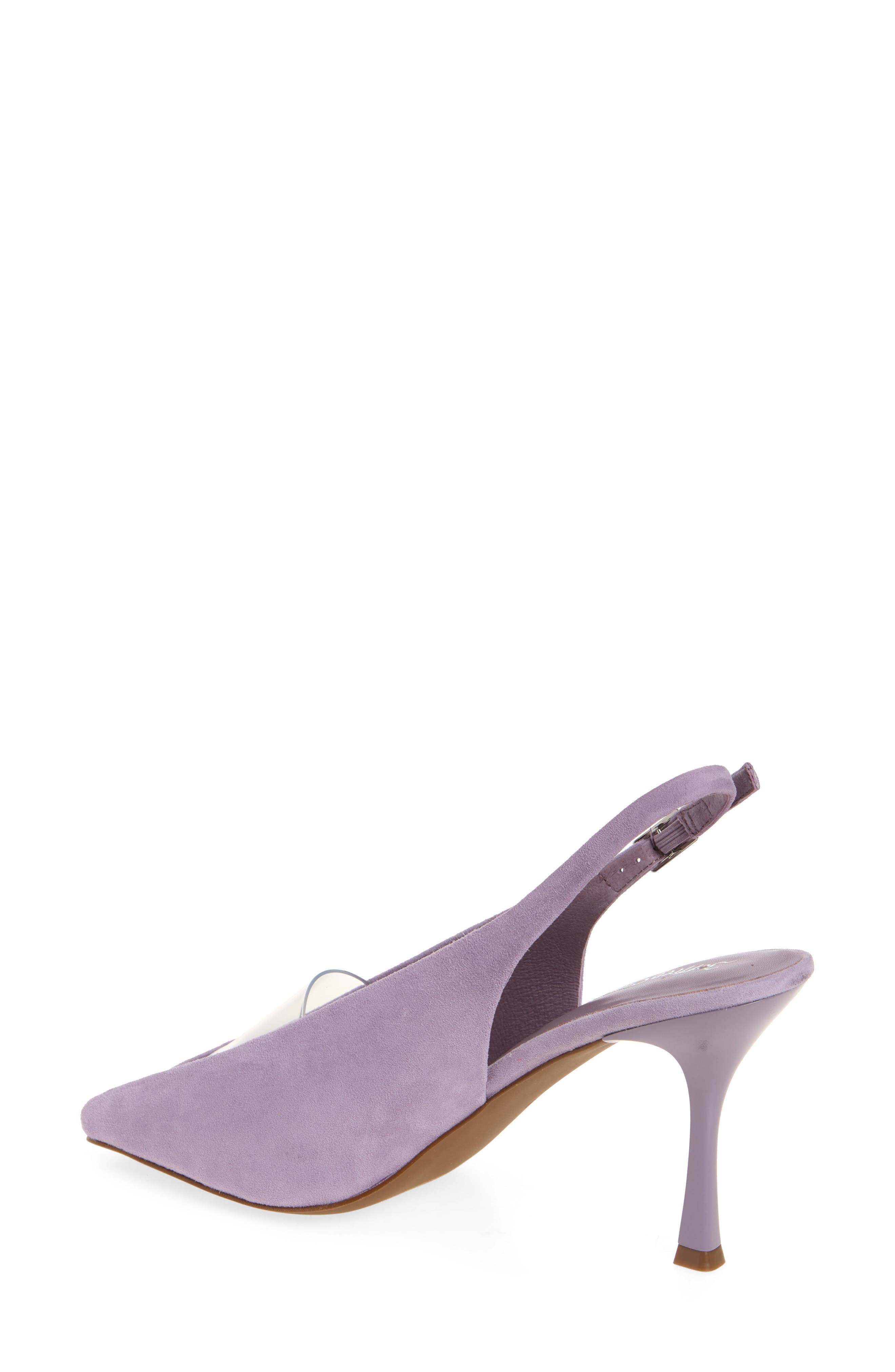 Jeffrey Campbell Patrizia Slingback Pump, Alternate, color, Lilac Suede