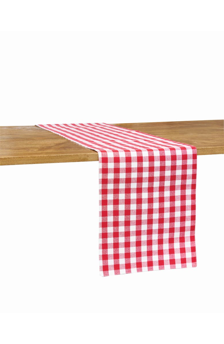 C&F Home Ashford Red Table Runner 13" x 72", Alternate, color, Red
