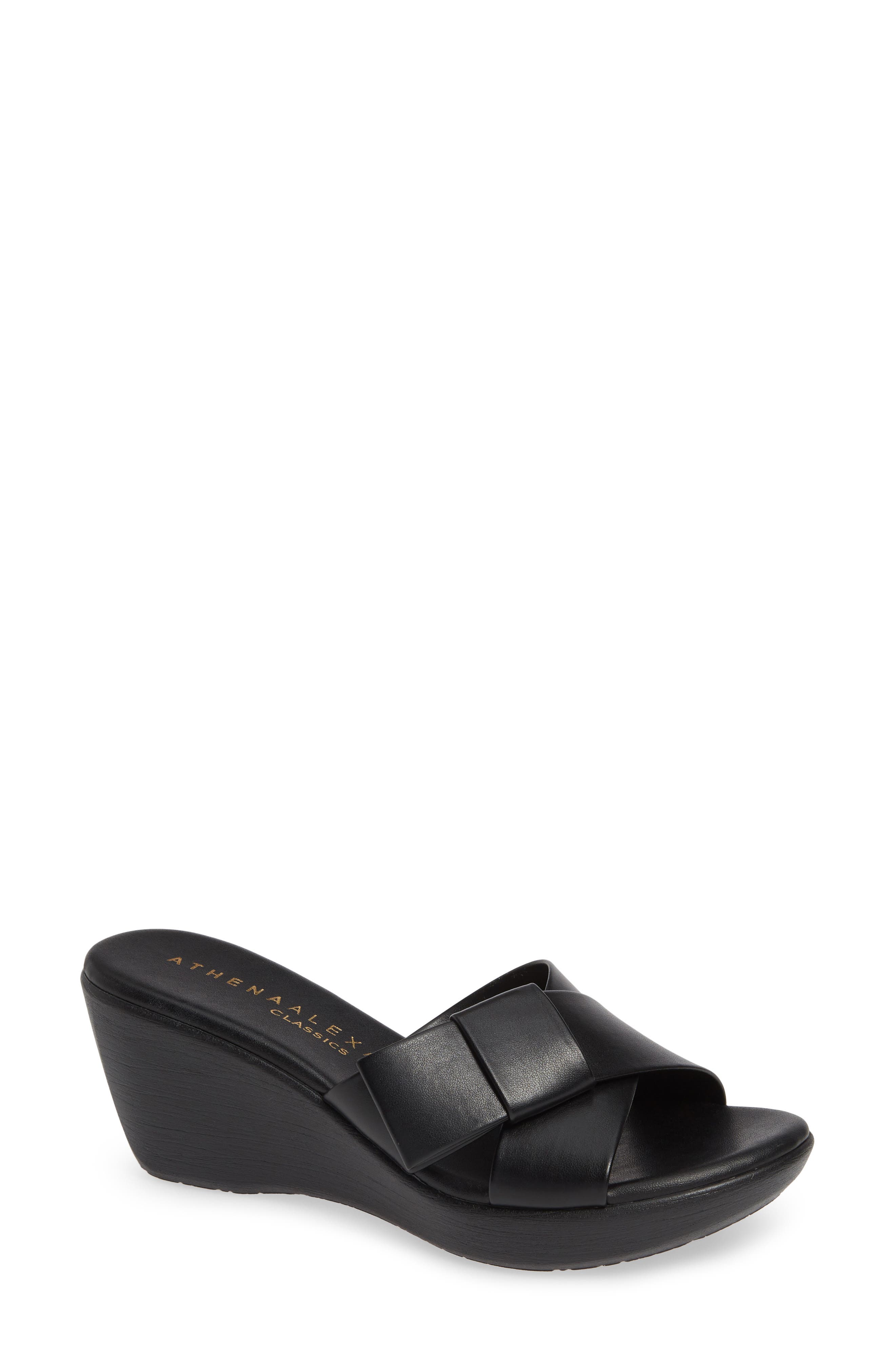 Athena Alexander Striker Wedge Slide Sandal, Main, color, 