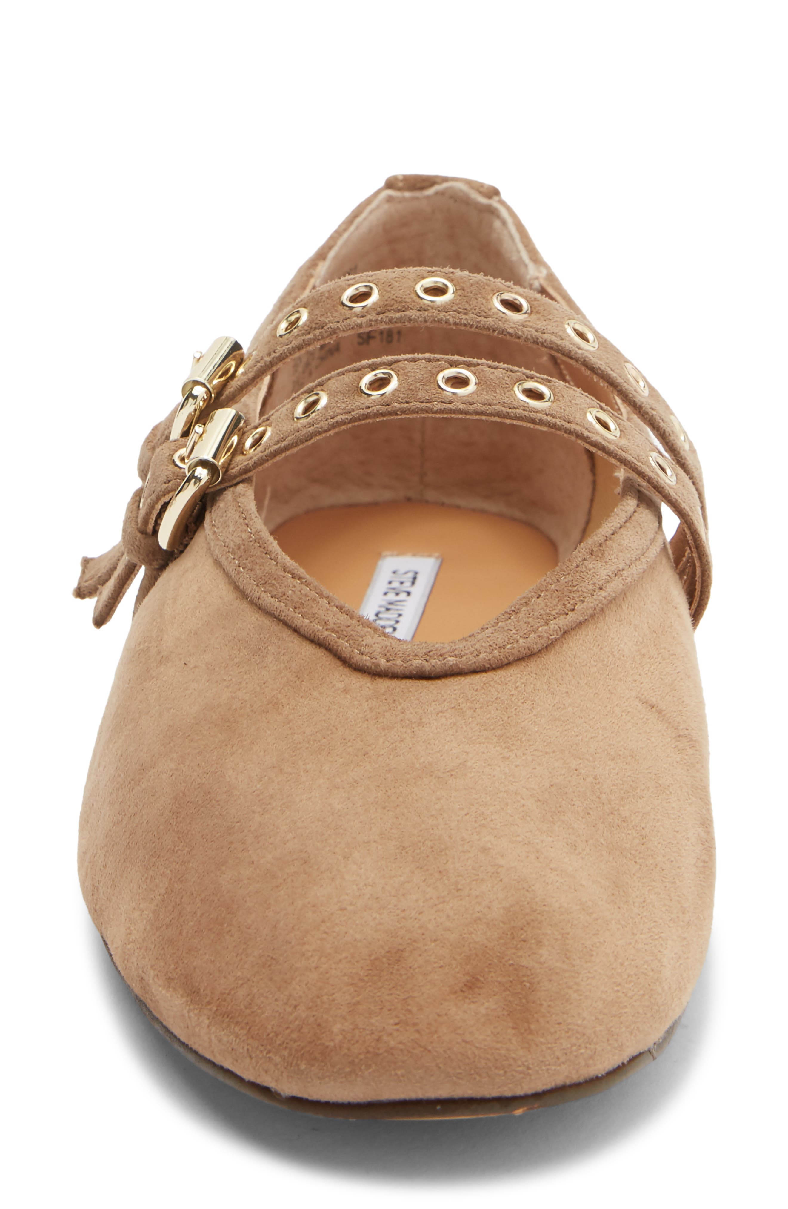 Lydia Flat, Alternate, color, TAUPE SUEDE