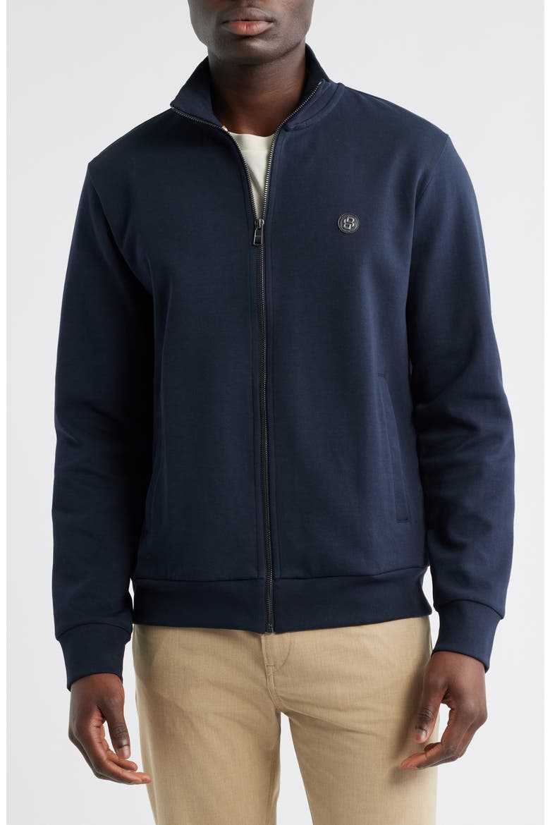 C-Siza Full Zip Sweatshirt, Alternate, color, DARK BLUE