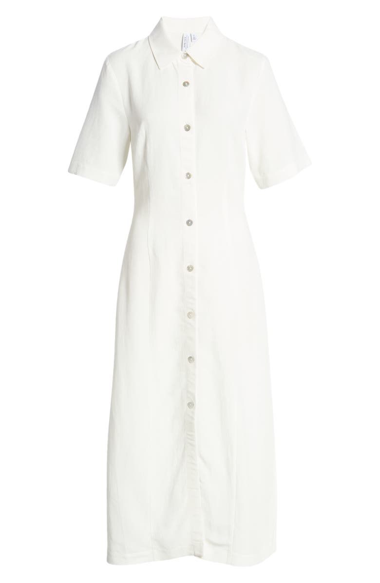 & Other Stories Shell Button Midi Shirtdress, Alternate, color,