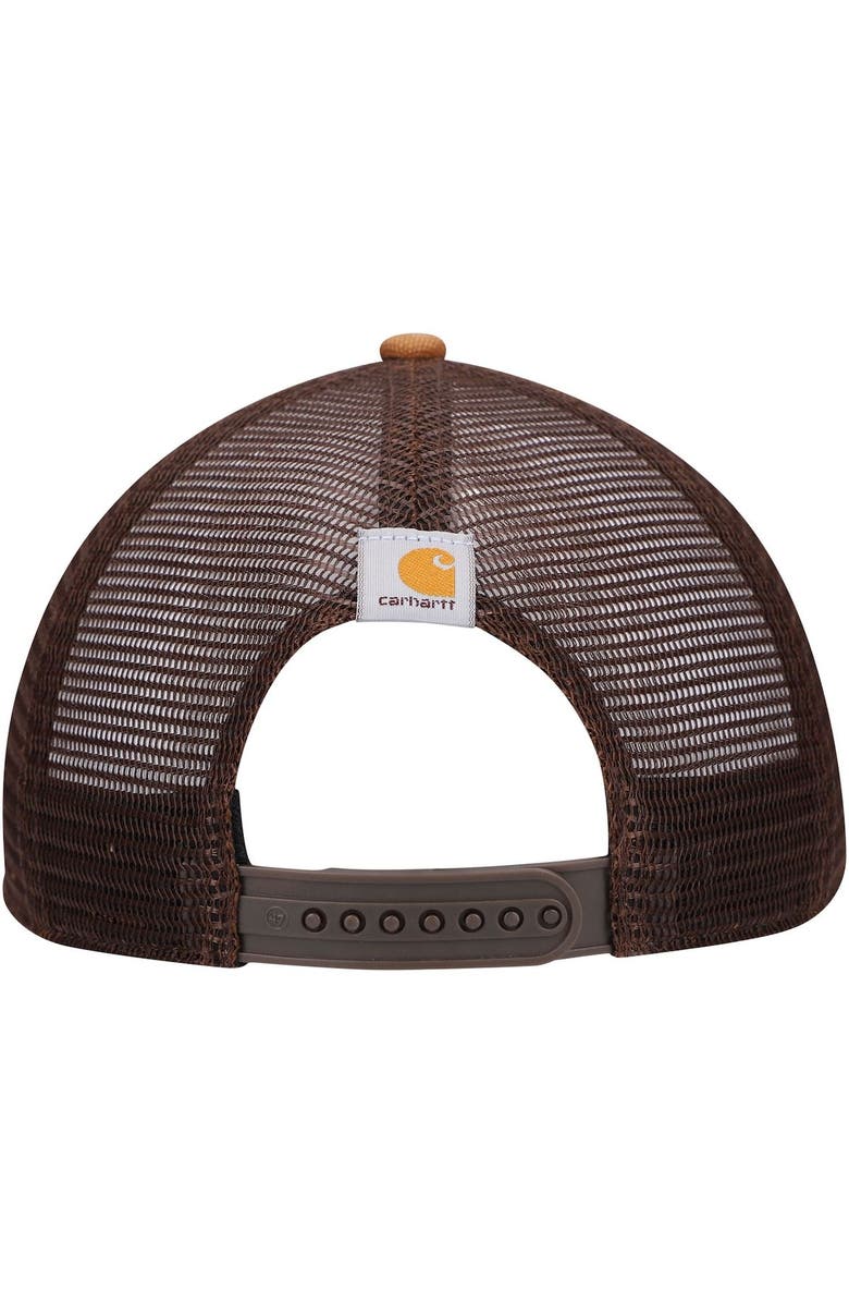 CARHARTT X 47 Men's Carhartt x '47 Brown Detroit Tigers MVP Trucker Snapback Hat, Alternate, color,