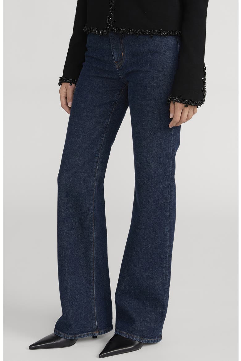 The Pixie Arrow High Waist Bootcut Jeans, Alternate, color, TABOO