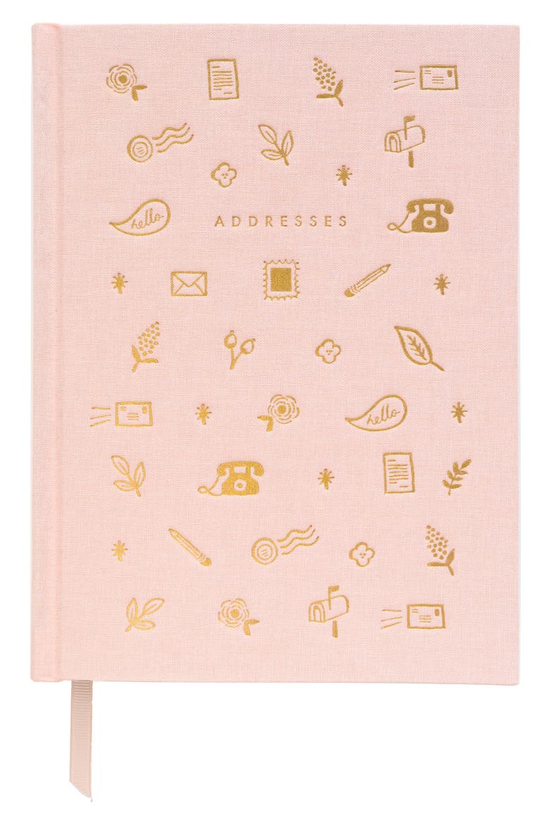 Blush Address Book, Main, color, PINK