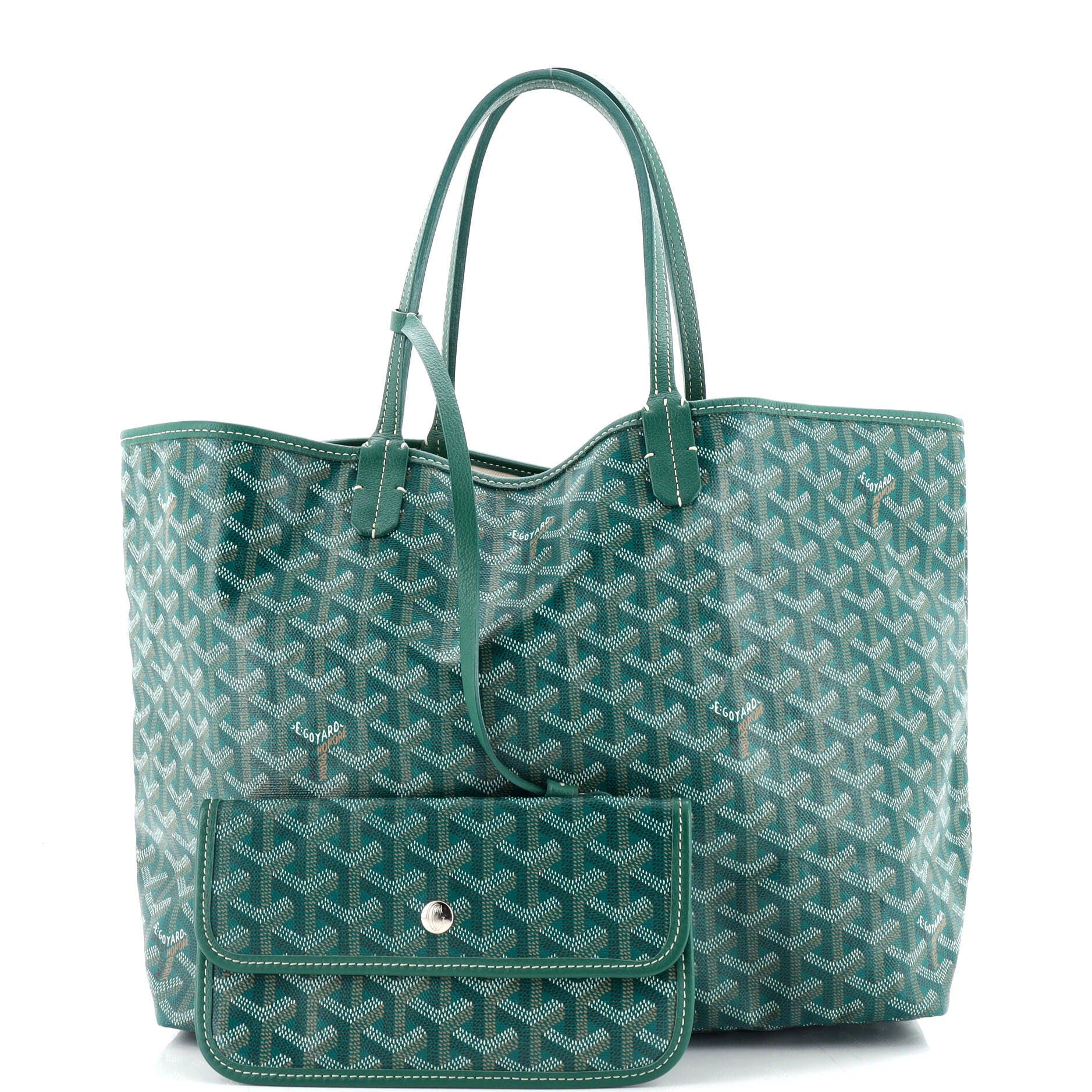 Pre-Owned Goyard Saint Louis Tote Coated Canvas XXL, Alternate, color, 