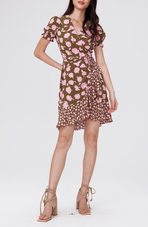 Joie Macie Floral Wrap hotsell Dress