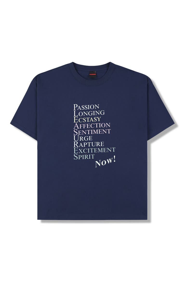 Thesaurus Graphic T-Shirt, Alternate, color, NAVY