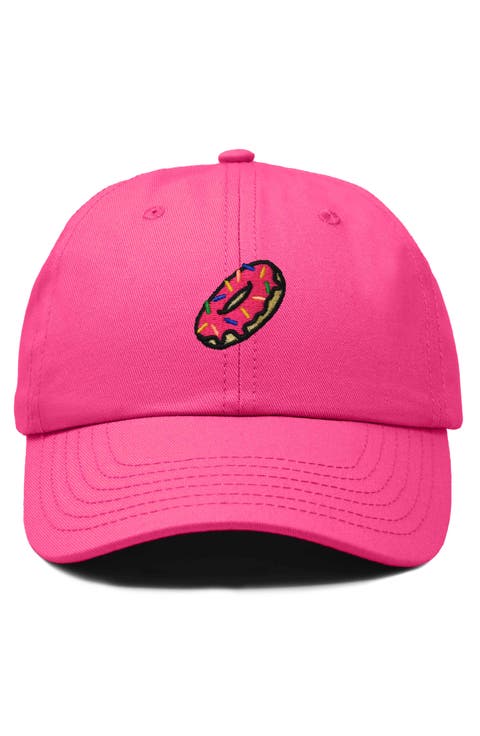 Donut Embroidered Adjustable Cap