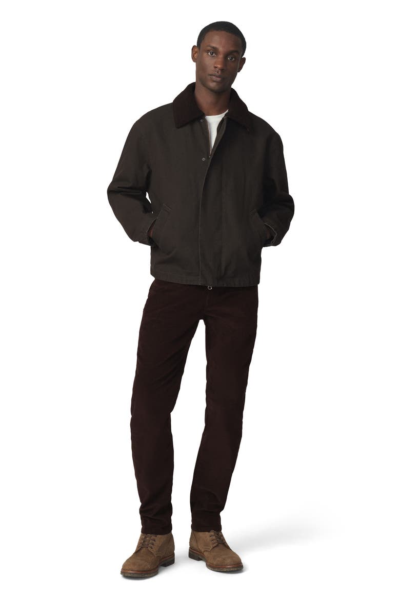 The Brixton Slim Straight Leg Corduroy Jeans, Alternate, color, MULCH