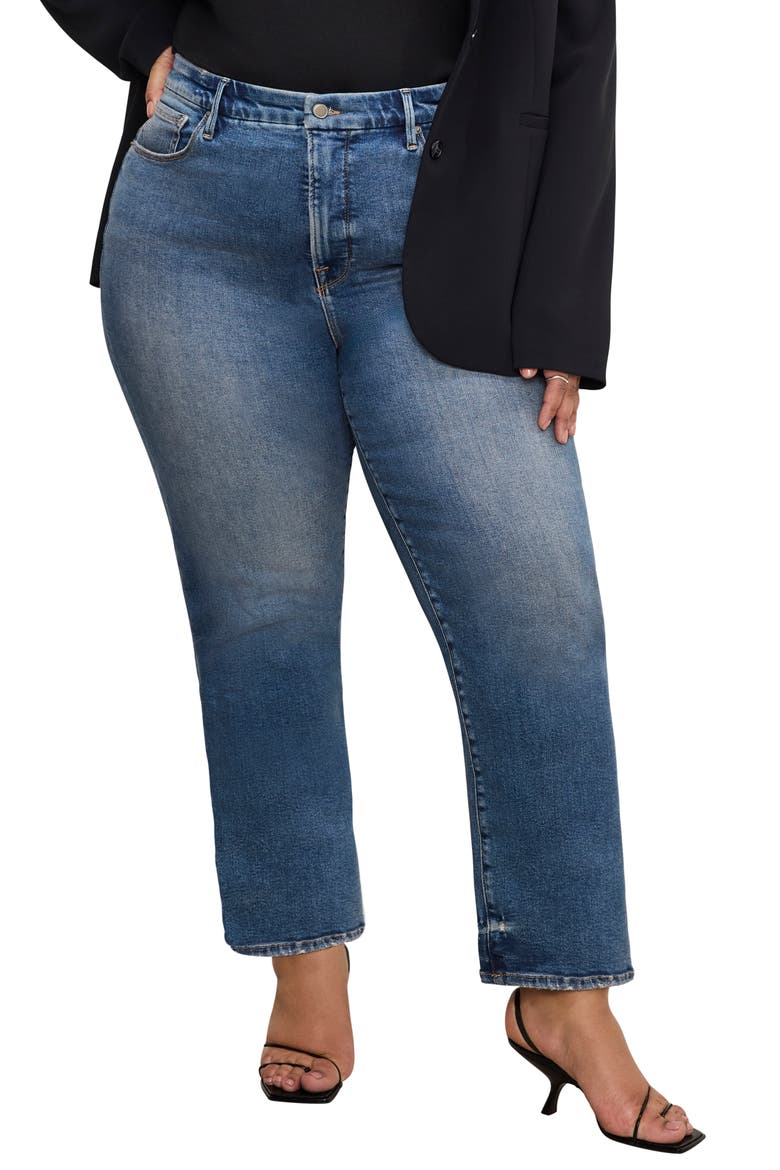 Good Boy High Waist Ankle Straight Leg Jeans, Alternate, color, INDIGO871