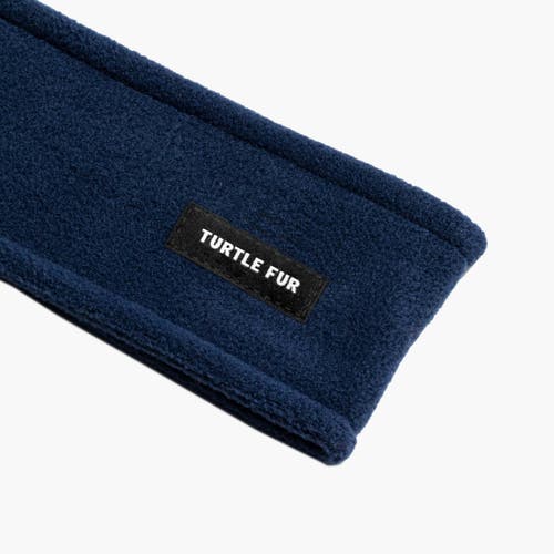 Turtle Fur Double-layer Fleece Headband In Blue