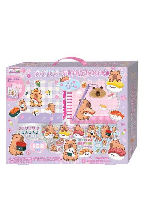 Kids' My Secret Storybook Capybara Stationery Set