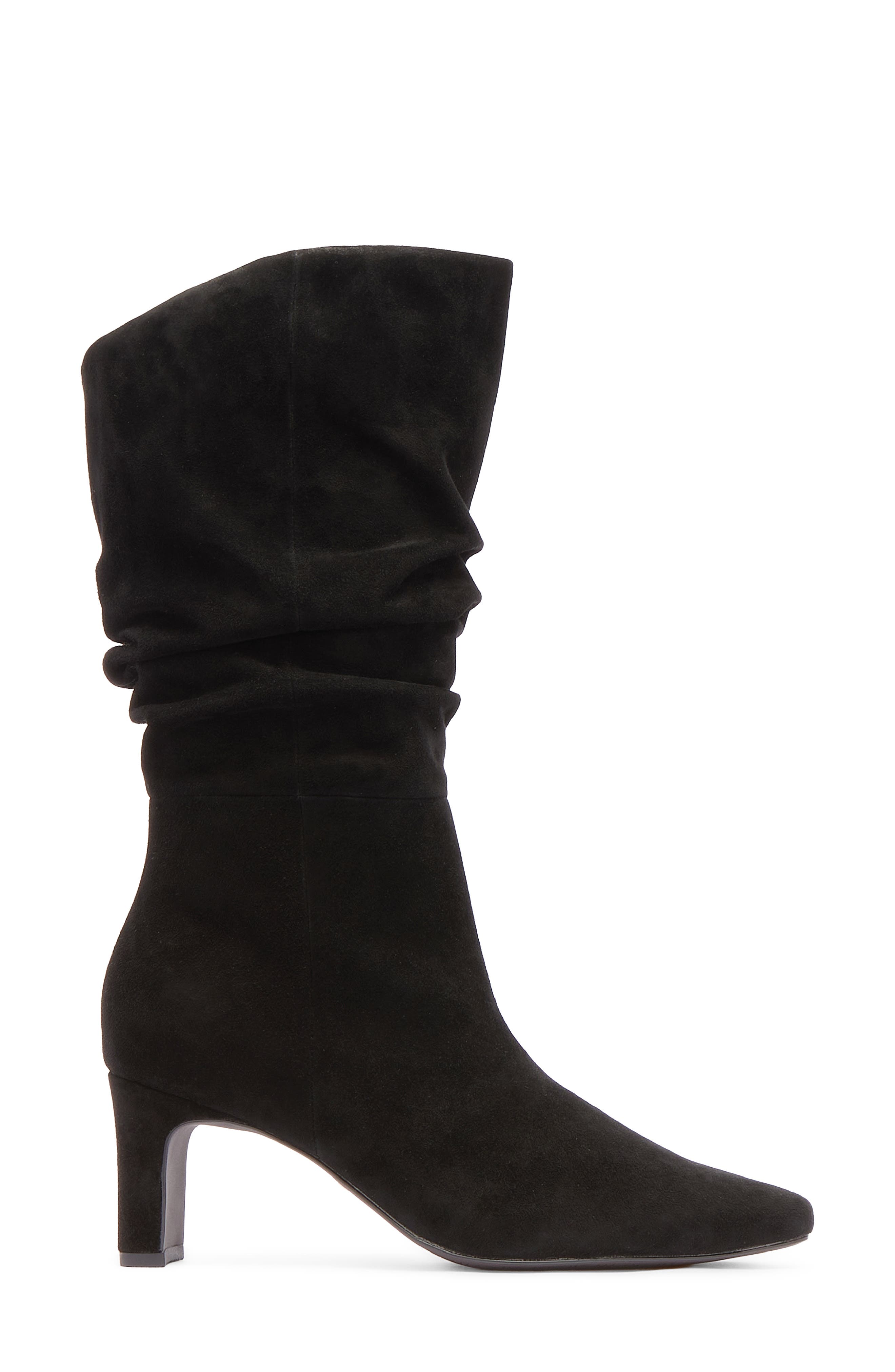 Clarkson Knee High Boot, Alternate, color, BLACK SUEDE