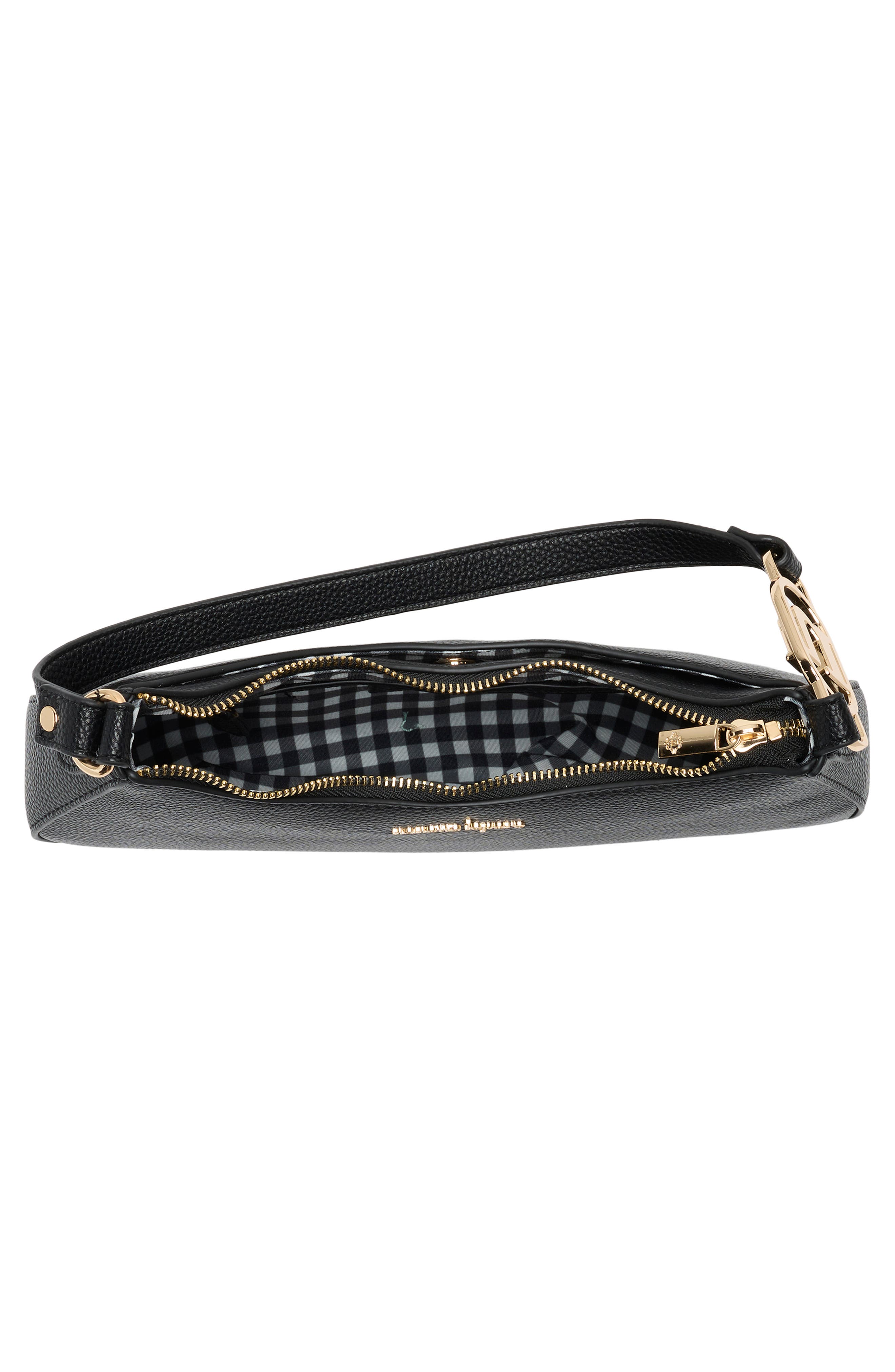 Nanette Lepore Baguette Shoulder Bag, Alternate, color, Black