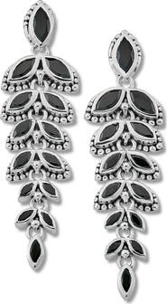 SAMUEL B. Sterling Silver Spinel Drop Earrings