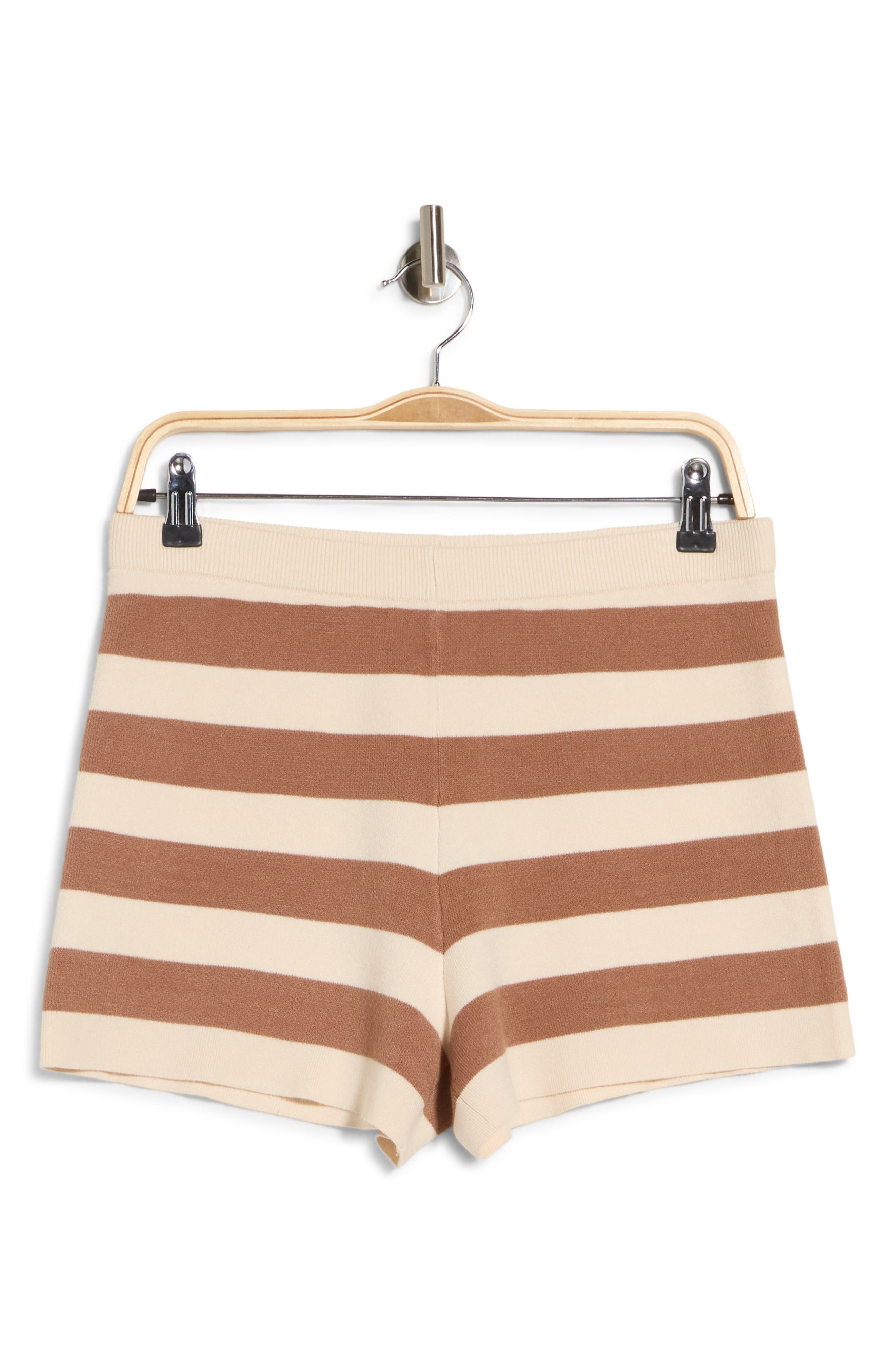 Stripe Knit Shorts