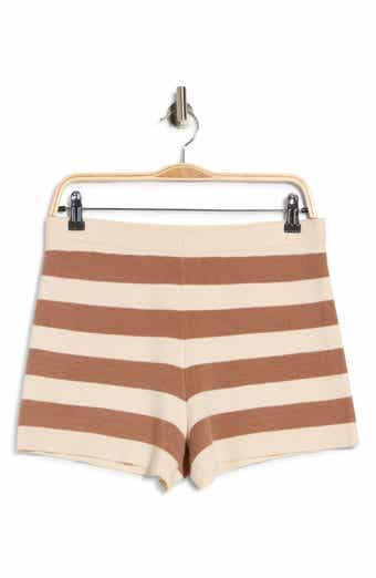 Stripe Knit Shorts