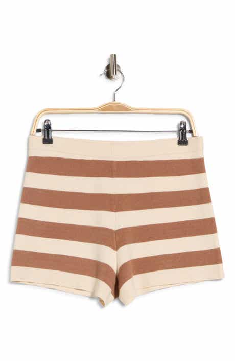 Stripe Knit Shorts