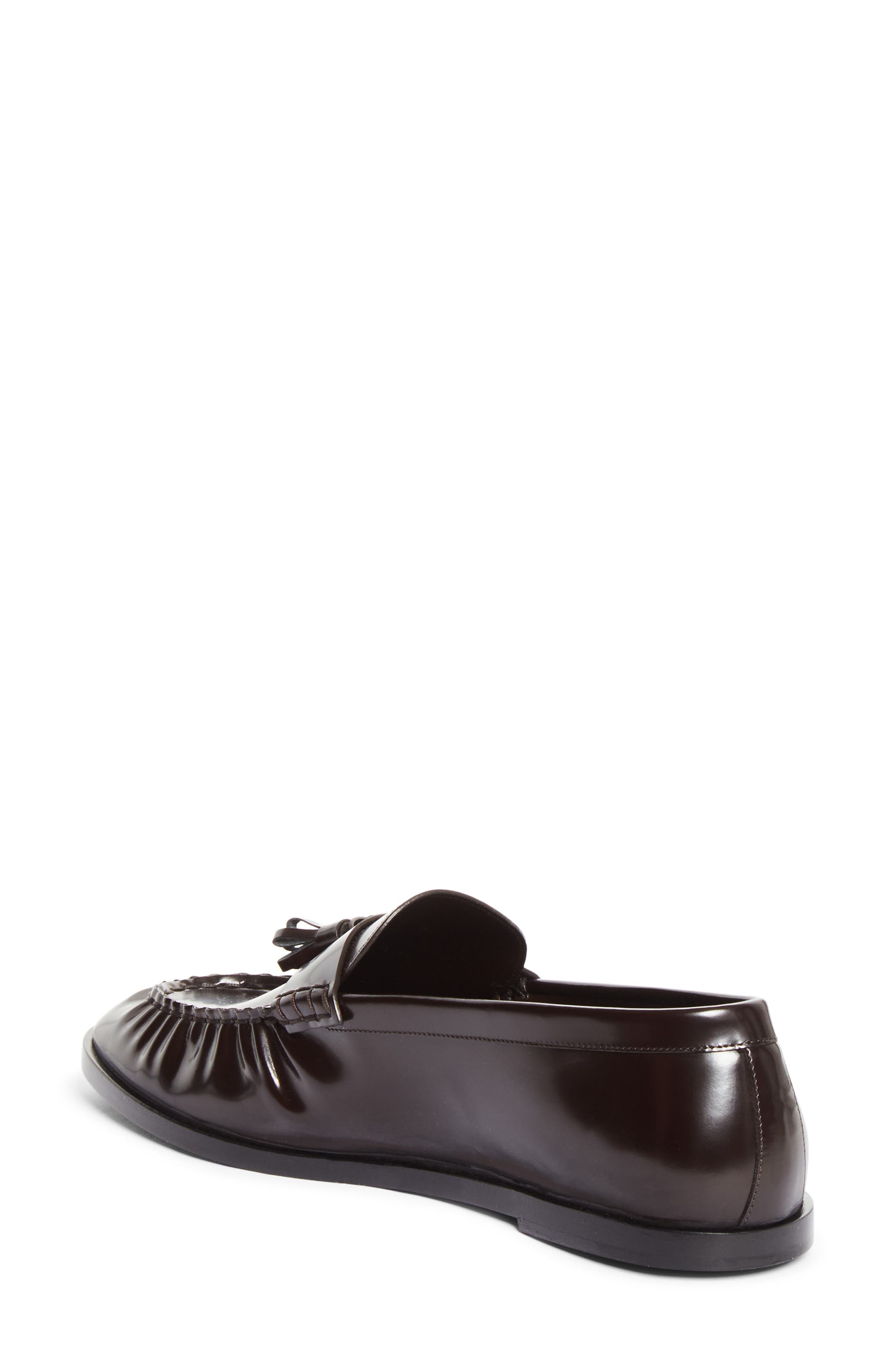 The Row Tassel Loafer, Alternate, color, Espresso