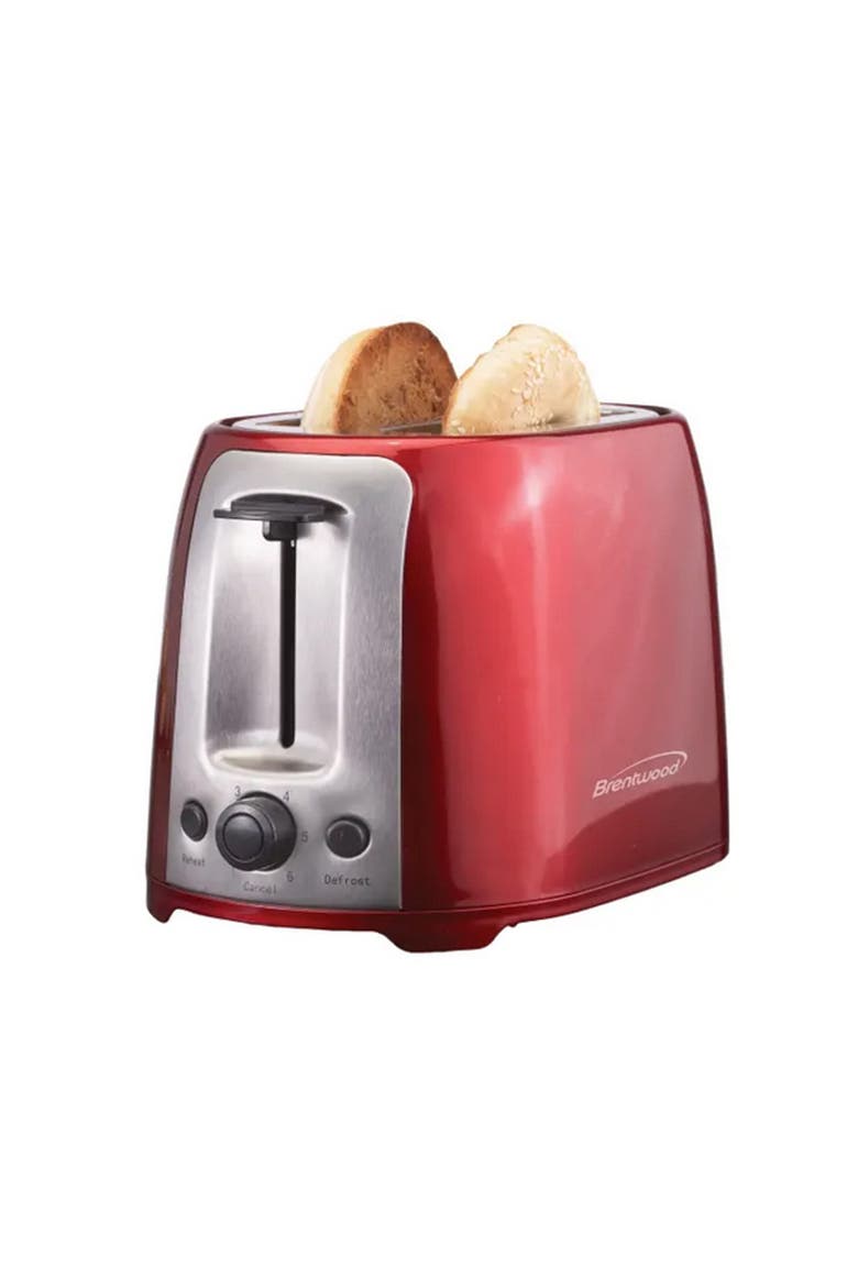 2 Slice Cool Touch Toaster Stainless Steel, Alternate, color, Red