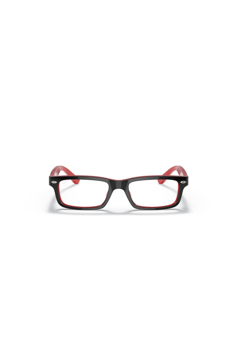 48mm Rectangle optical glasses, Alternate, color, Black