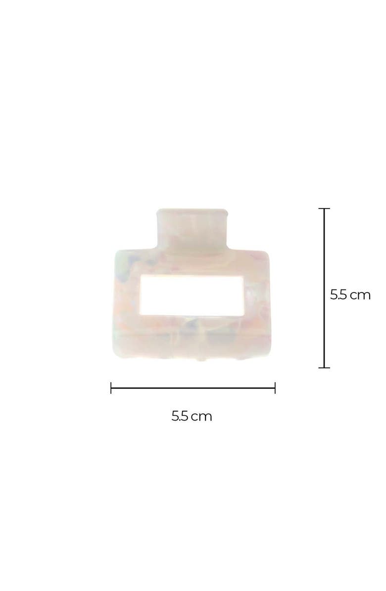 BY ADINA EDEN Iridescent Rectangle Claw Clip Set, Alternate, color, Multi Color