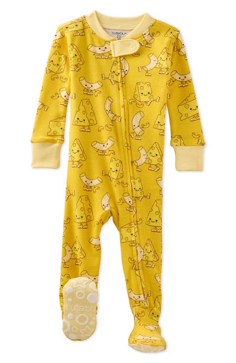 Cruz One-Piece Organic Cotton Footie Pajamas (Baby)