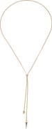 AllSaints Spike Lariat Necklace