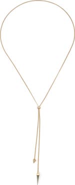 AllSaints Spike Lariat Necklace
