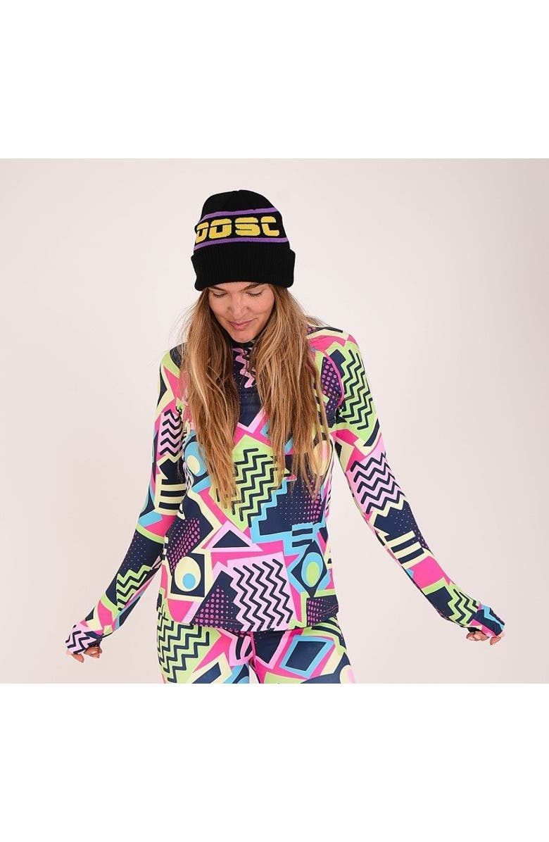 OOSC Saved By The Bell Womens Baselayer Top, Alternate, color, Purple