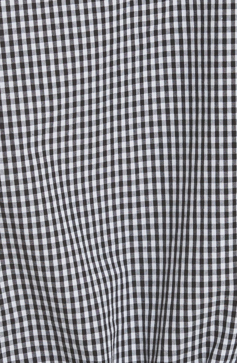 FRAME Gingham Tie Back Off the Shoulder Top, Alternate, color, 