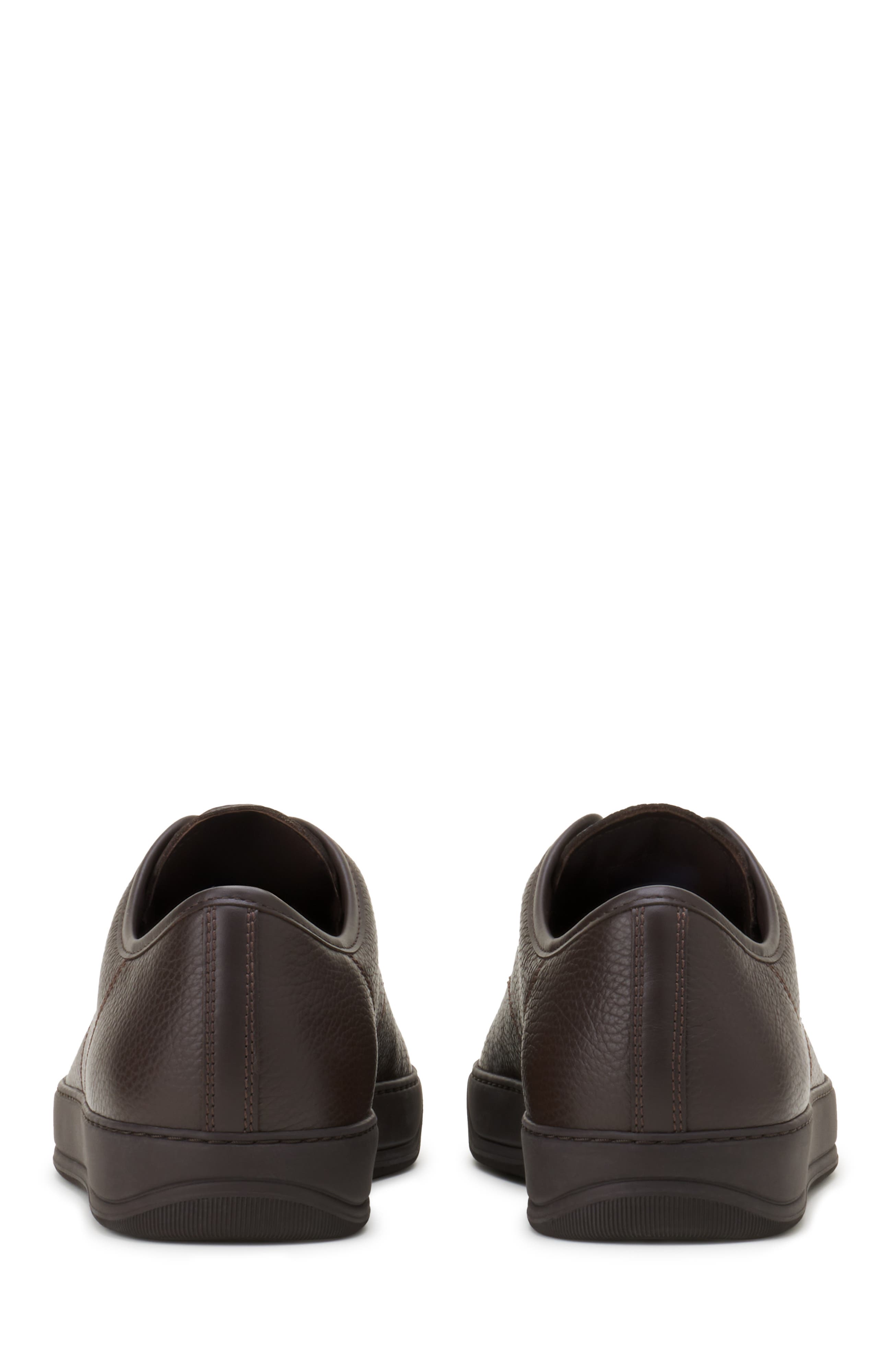 Dbb1 Sneakers In Nappa And Grained Leather, Alternate, color, Chocolate