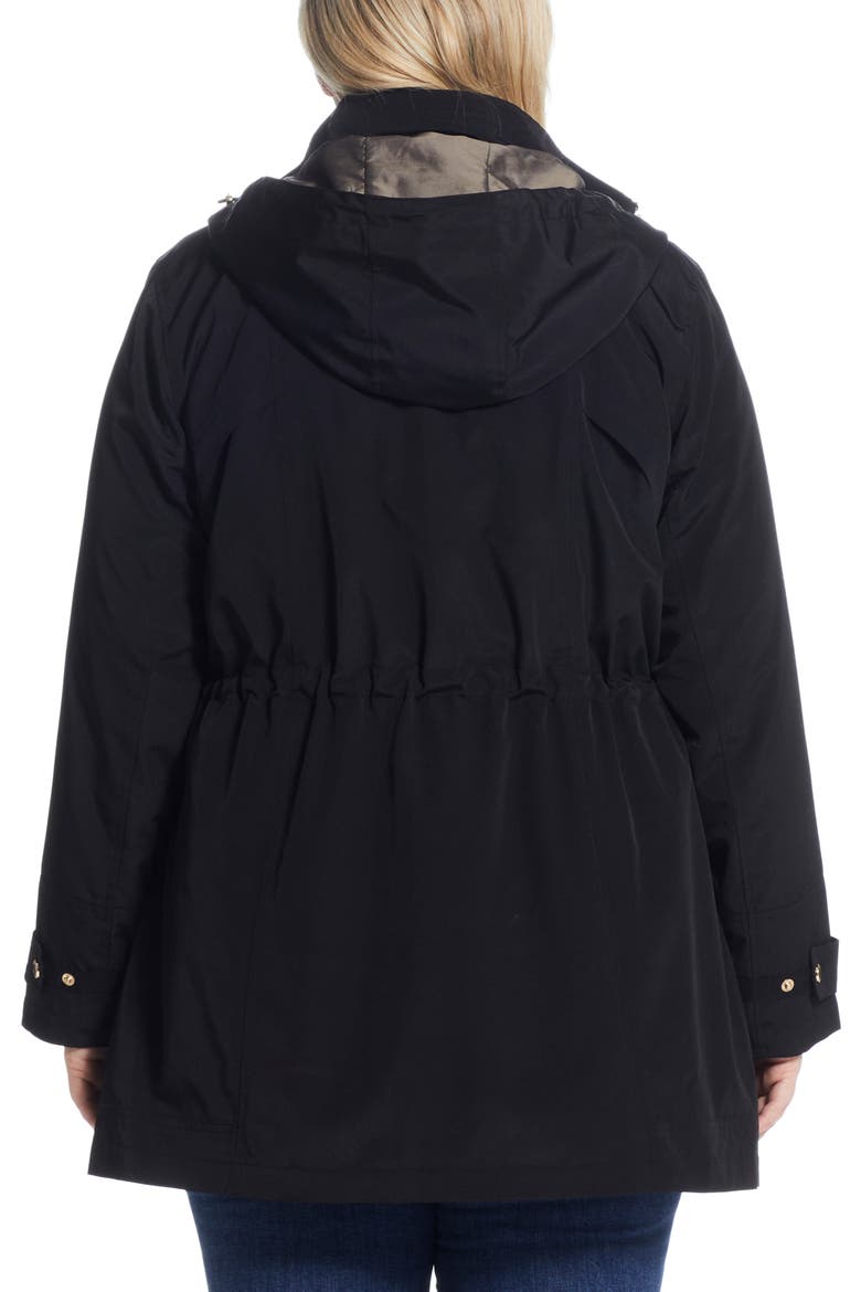 Water Resistant Rain Jacket, Alternate, color, BLACK