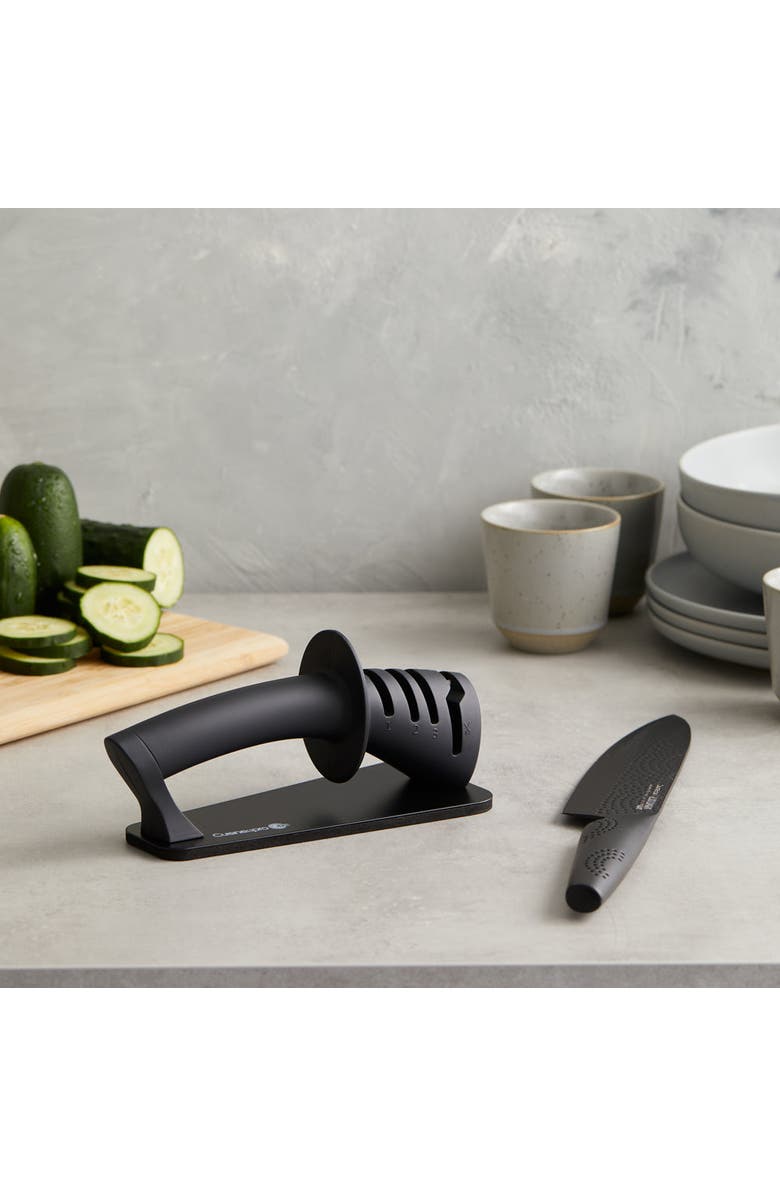 Cuisine::pro<sup>®</sup> iD3<sup>®</sup> BLACK SAMURAI 3-Step Knife Sharpener, Alternate, color, Black