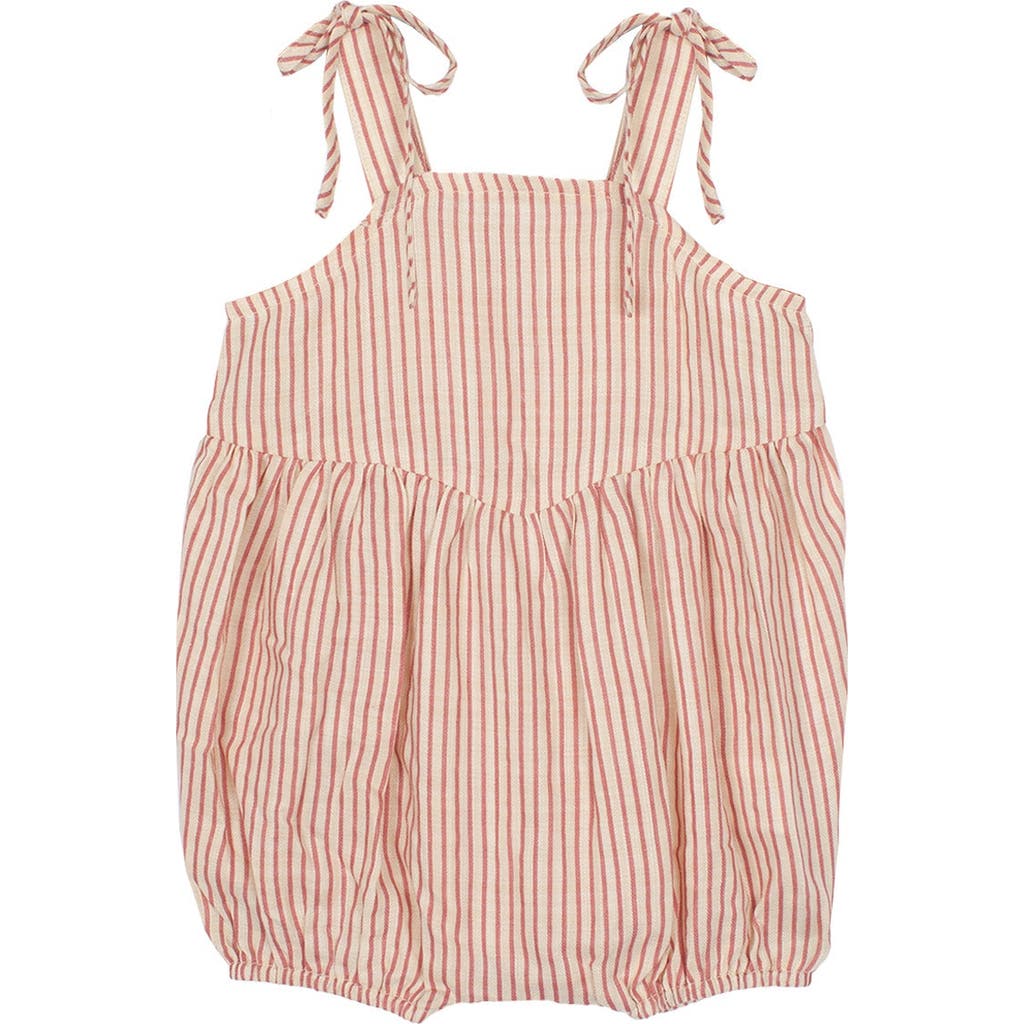 Mabel + Honey Cranberry Crush Baby Romper In Brown