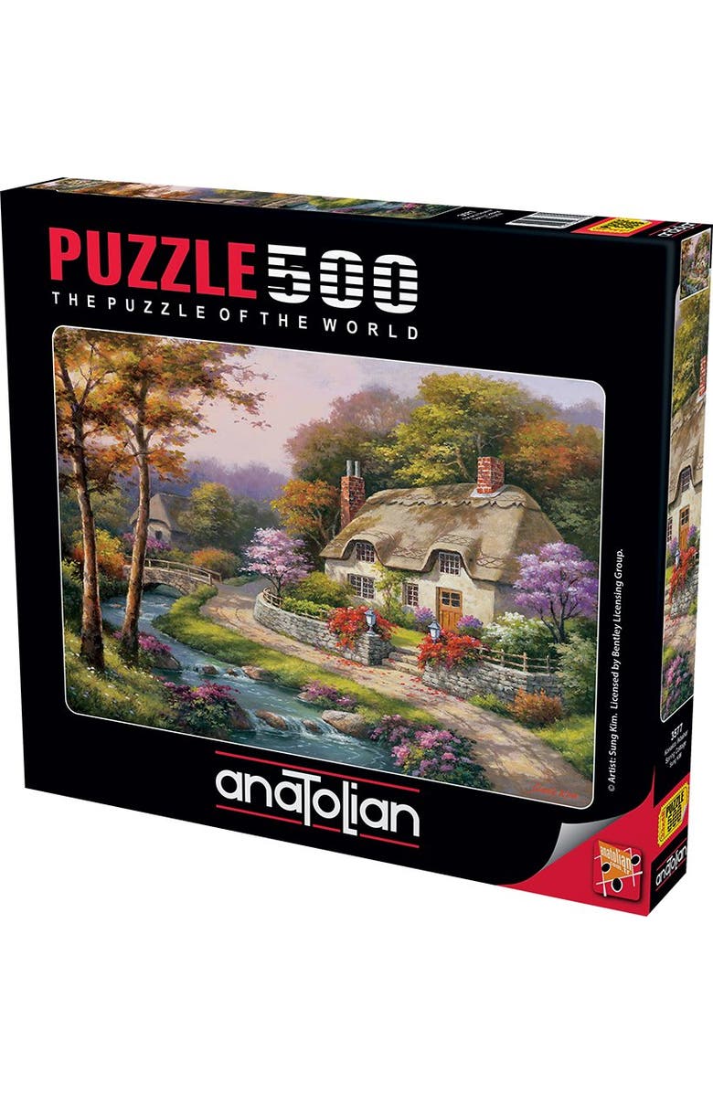 Anatolian Spring Cottage 500 piece Jigsaw Puzzle for Adults, Main, color, Multicolor