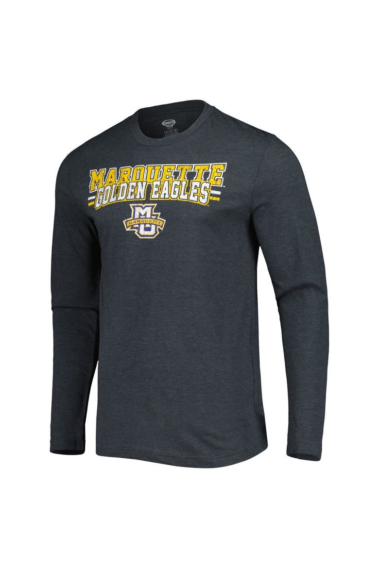 Men's Concepts Sport Navy/Charcoal Marquette Golden Eagles Meter Long Sleeve T-Shirt & Pants Sleep Set, Alternate, color, Navy