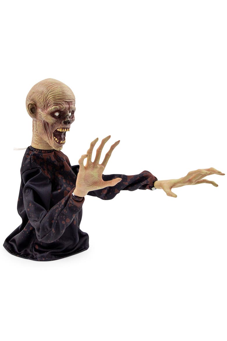 Horror Reachers Zombie 13-Inch Boxing Puppet Toy | Toynk Exclusive, Alternate, color, Black