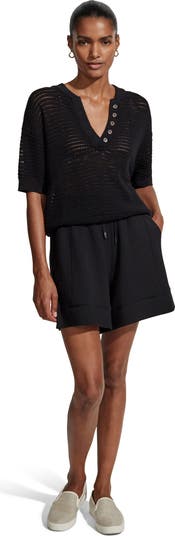 Callie Sheer Knit Cotton Top