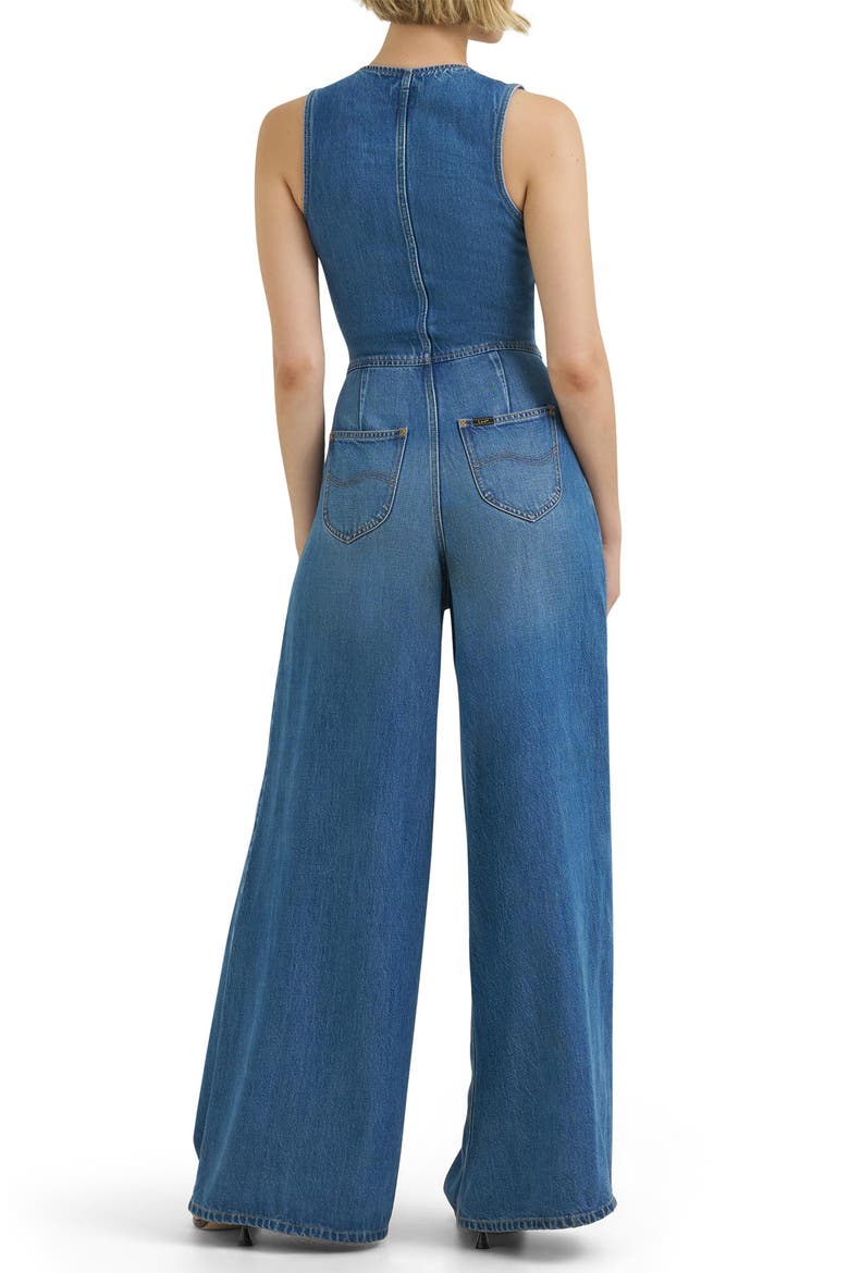 Dapper Wide Leg Jumpsuit, Alternate, color, TORRENTIAL