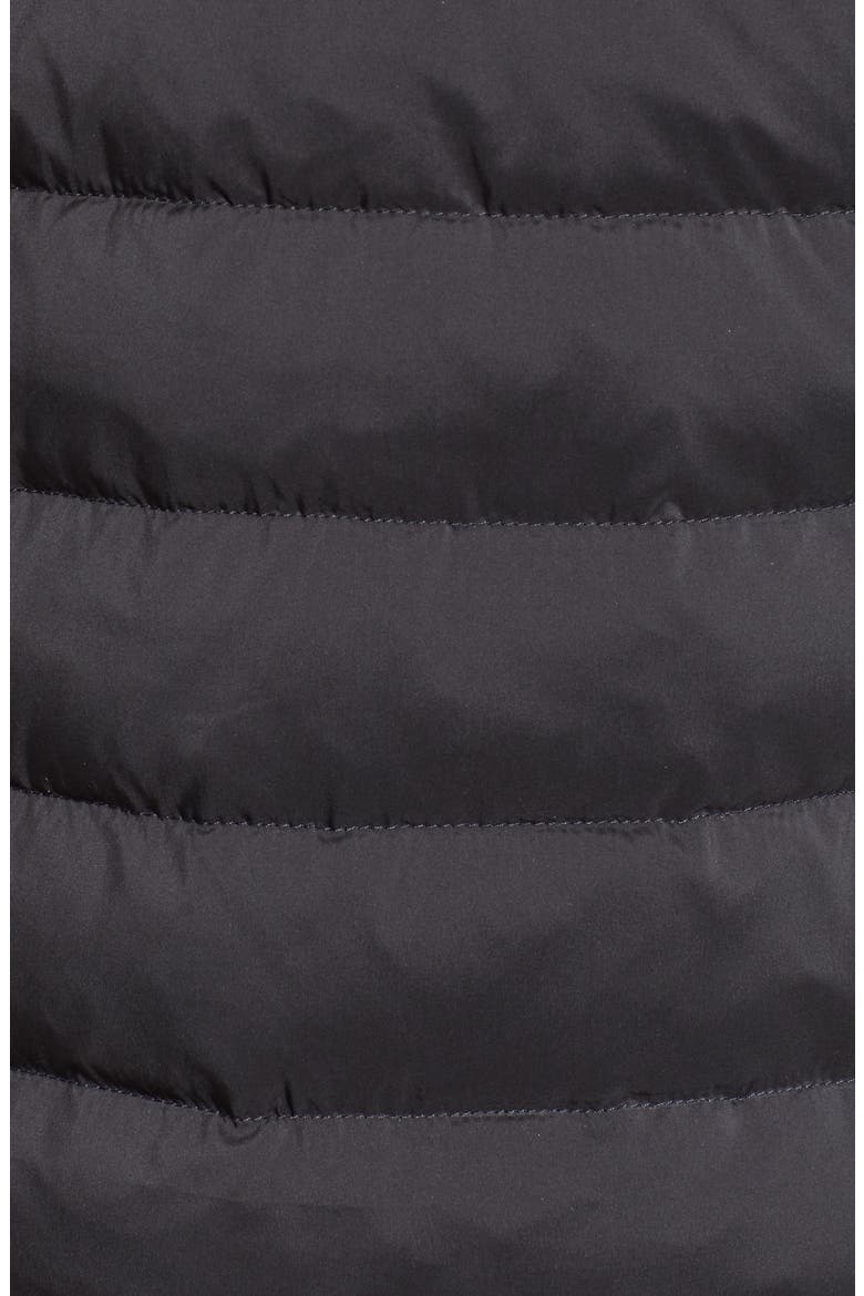 Bernardo Microtouch Pillow Down & Feather Fill Long Coat, Alternate, color, STORM